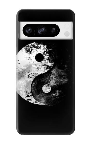 S1372 Lune Yin-Yang Etui Coque Housse pour Google Pixel 8 pro