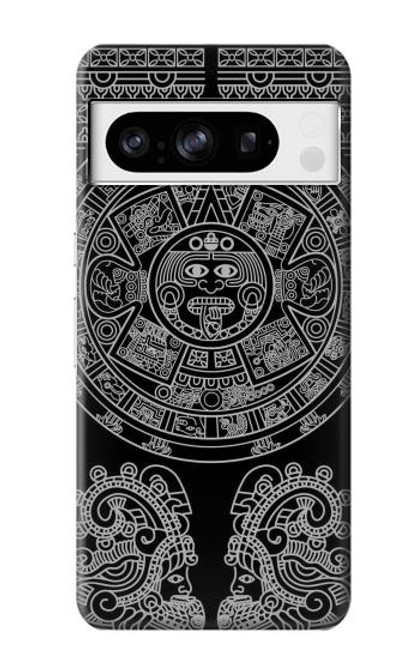 S1838 Motif maya Etui Coque Housse pour Google Pixel 8 pro