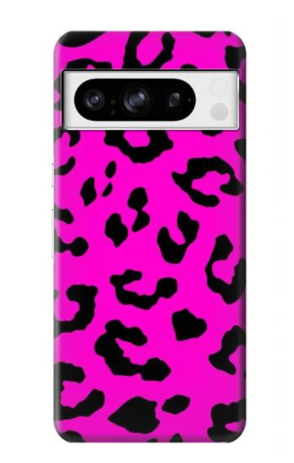 S1850 Motif rose Léopard Etui Coque Housse pour Google Pixel 8 pro
