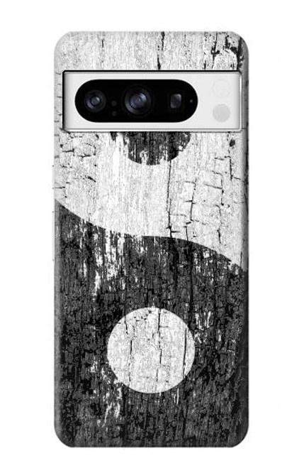 S2489 Yin Yang Bois imprimé graphique Etui Coque Housse pour Google Pixel 8 pro