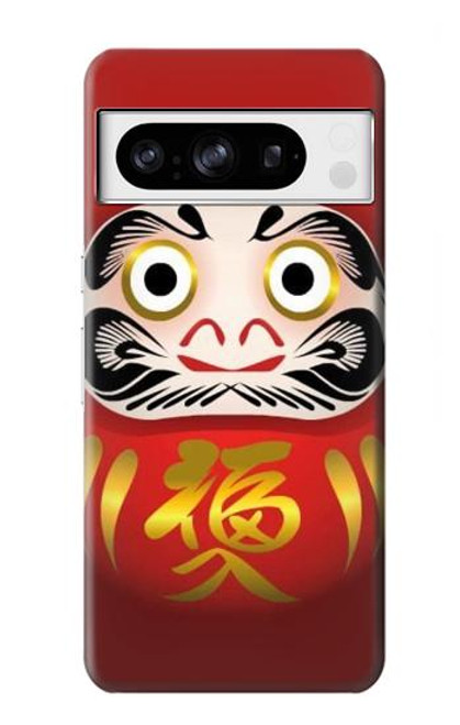 S2839 Japon Daruma Poupée Etui Coque Housse pour Google Pixel 8 pro