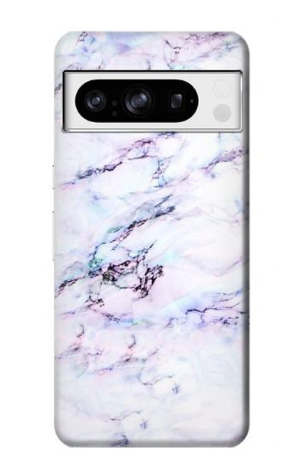 S3215 Transparente marbre rose Etui Coque Housse pour Google Pixel 8 pro