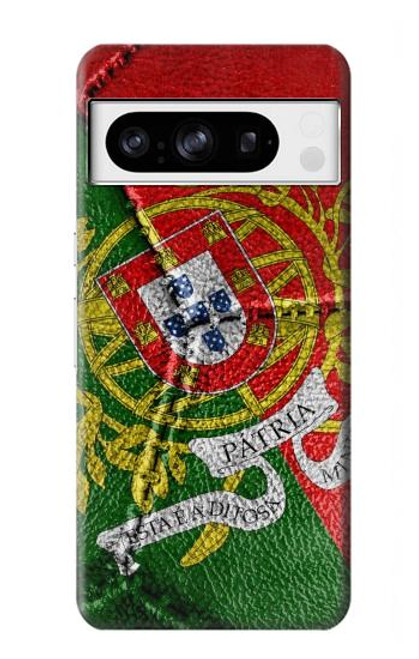 S3300 Portugal Drapeau graphique Football Millésime Etui Coque Housse pour Google Pixel 8 pro