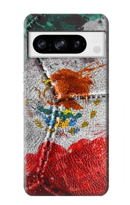 S3314 Mexique Drapeau Vinatage Football Graphique Etui Coque Housse pour Google Pixel 8 pro