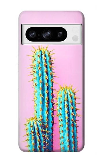 S3673 Cactus Etui Coque Housse pour Google Pixel 8 pro