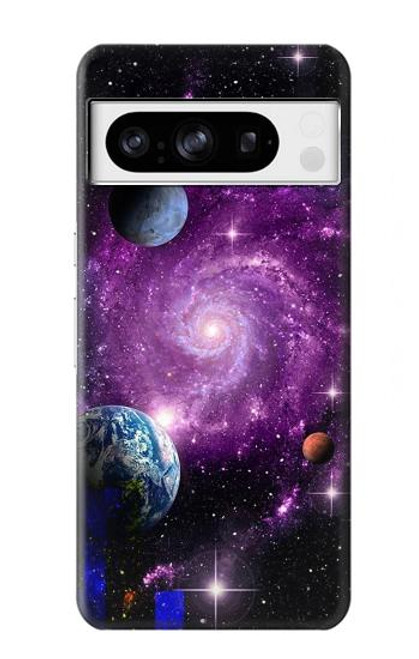 S3689 Planète spatiale Galaxy Etui Coque Housse pour Google Pixel 8 pro