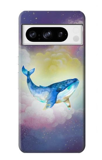 S3802 Rêve Baleine Pastel Fantaisie Etui Coque Housse pour Google Pixel 8 pro