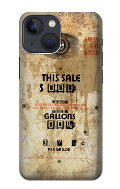 S3954 Pompe à essence vintage Etui Coque Housse pour iPhone 14 Plus