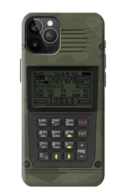 S3959 Impression graphique de la radio militaire Etui Coque Housse pour iPhone 12 Pro Max