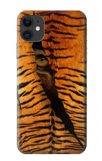 S3951 Marques de larme d'oeil de tigre Etui Coque Housse pour iPhone 11