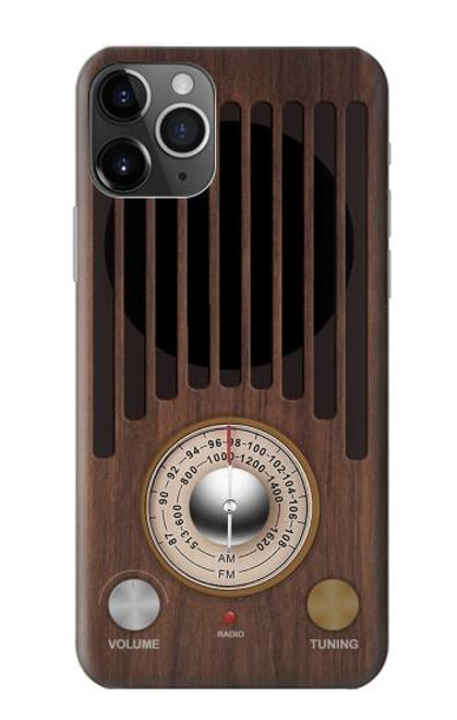 S3935 Graphique du tuner radio FM AM Etui Coque Housse pour iPhone 11 Pro