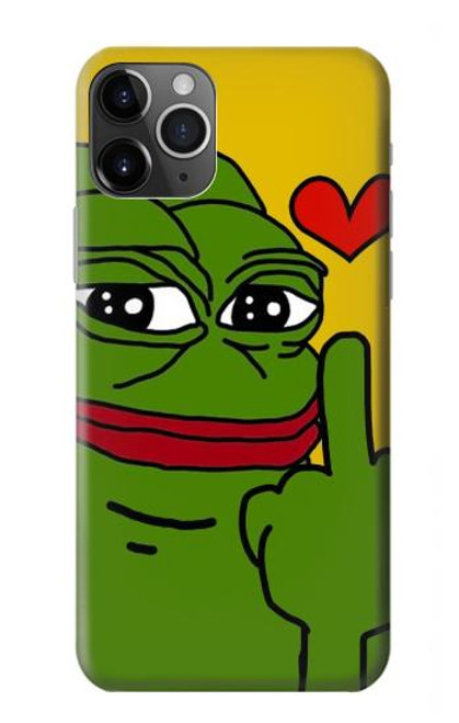 S3945 Pepe Love doigt du milieu Etui Coque Housse pour iPhone 11 Pro