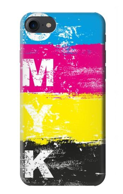 S3930 Clé jaune cyan magenta Etui Coque Housse pour iPhone 7, iPhone 8, iPhone SE (2020) (2022)