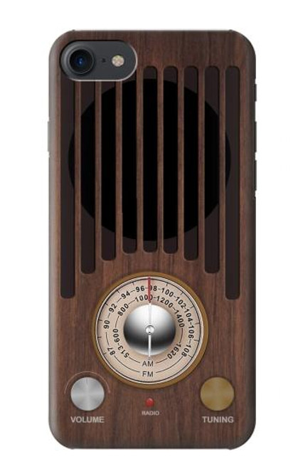 S3935 Graphique du tuner radio FM AM Etui Coque Housse pour iPhone 7, iPhone 8, iPhone SE (2020) (2022)