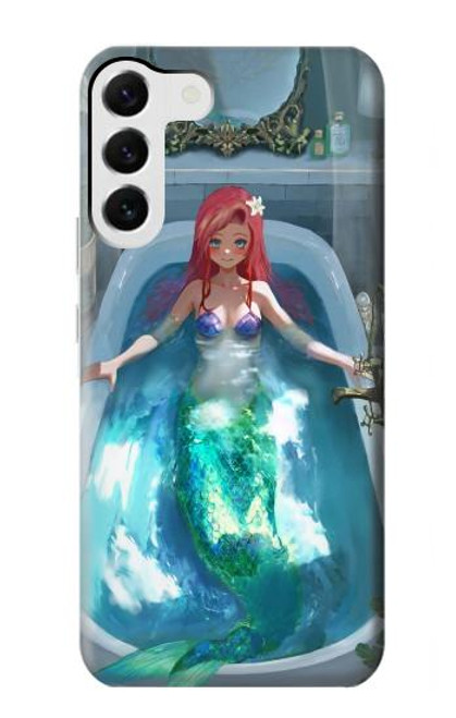 S3911 Jolie petite sirène Aqua Spa Etui Coque Housse pour Samsung Galaxy S23 Plus