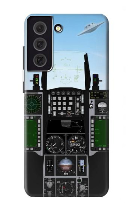 S3933 Avion de chasse OVNI Etui Coque Housse pour Samsung Galaxy S21 FE 5G