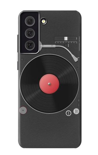 S3952 Graphique de tourne-disque vinyle tourne-disque Etui Coque Housse pour Samsung Galaxy S21 FE 5G