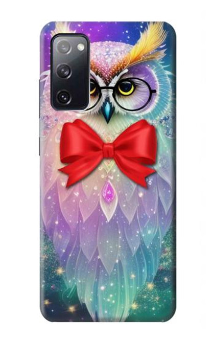 S3934 Hibou nerd fantastique Etui Coque Housse pour Samsung Galaxy S20 FE