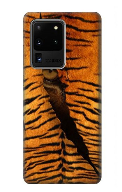 S3951 Marques de larme d'oeil de tigre Etui Coque Housse pour Samsung Galaxy S20 Ultra