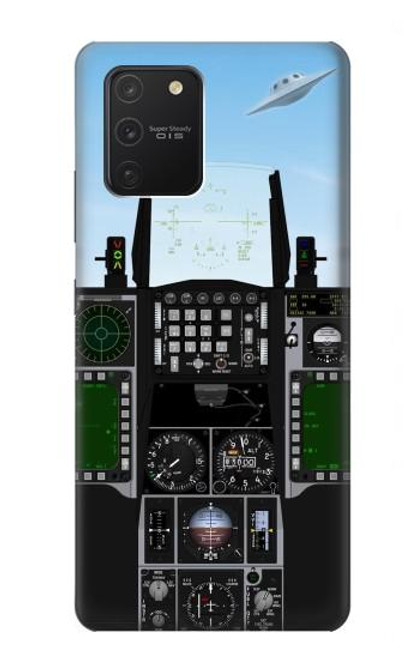S3933 Avion de chasse OVNI Etui Coque Housse pour Samsung Galaxy S10 Lite