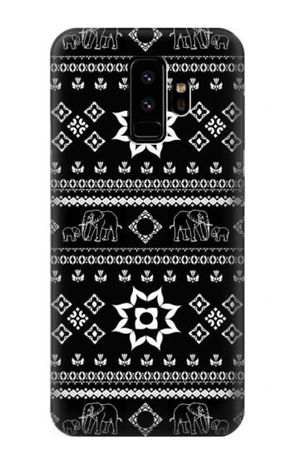 S3932 Patron de pantalon éléphant Etui Coque Housse pour Samsung Galaxy S9