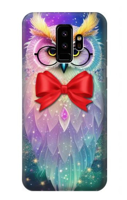 S3934 Hibou nerd fantastique Etui Coque Housse pour Samsung Galaxy S9