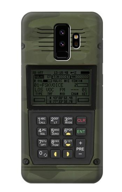 S3959 Impression graphique de la radio militaire Etui Coque Housse pour Samsung Galaxy S9