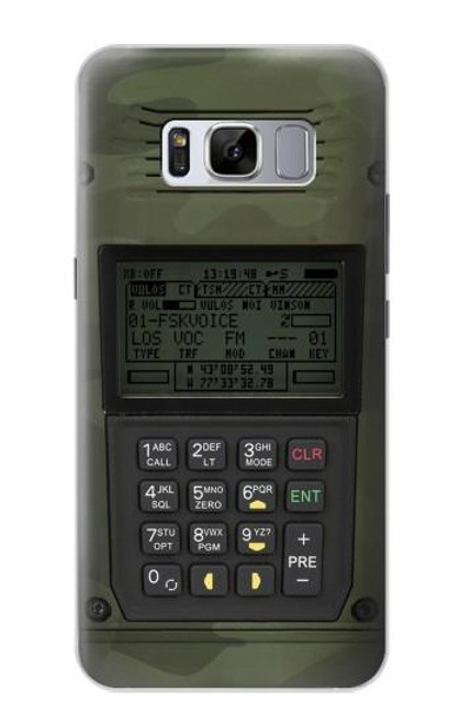 S3959 Impression graphique de la radio militaire Etui Coque Housse pour Samsung Galaxy S8