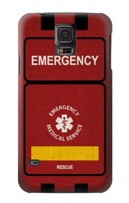 S3957 Service médical d'urgence Etui Coque Housse pour Samsung Galaxy S5