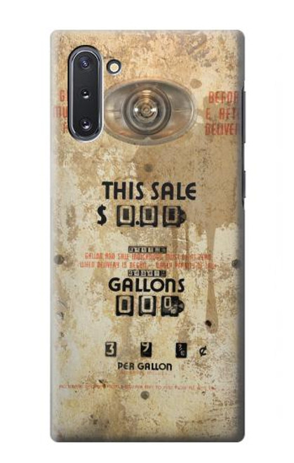 S3954 Pompe à essence vintage Etui Coque Housse pour Samsung Galaxy Note 10