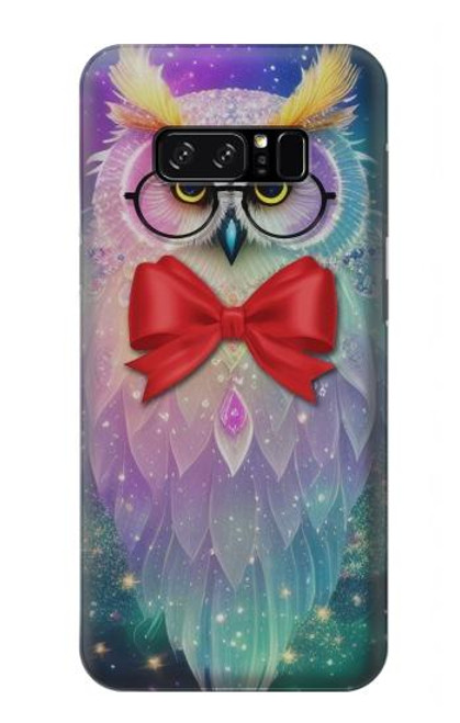 S3934 Hibou nerd fantastique Etui Coque Housse pour Note 8 Samsung Galaxy Note8