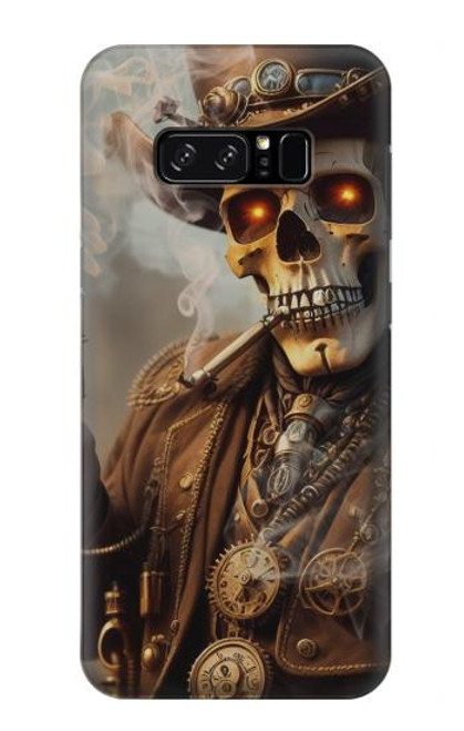 S3949 Crâne Steampunk Fumer Etui Coque Housse pour Note 8 Samsung Galaxy Note8