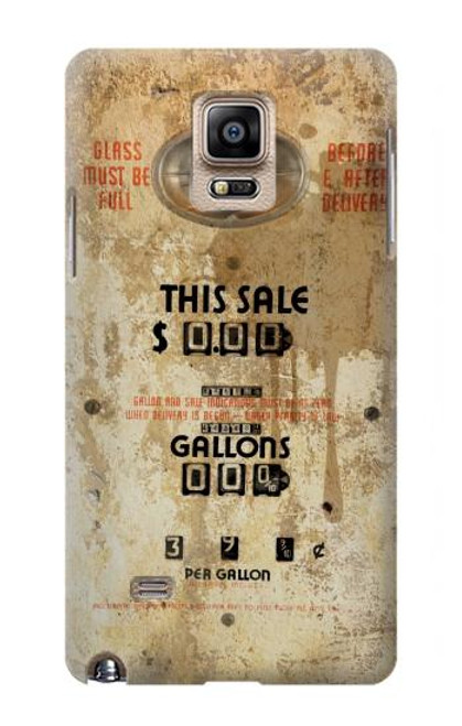 S3954 Pompe à essence vintage Etui Coque Housse pour Samsung Galaxy Note 4