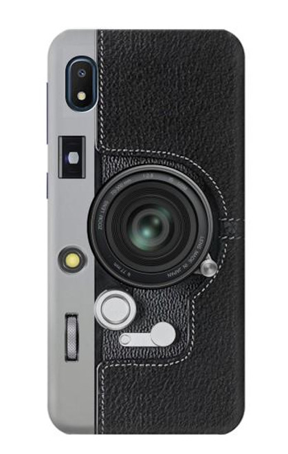 S3922 Impression graphique de l'obturateur de l'objectif de l'appareil photo Etui Coque Housse pour Samsung Galaxy A10e