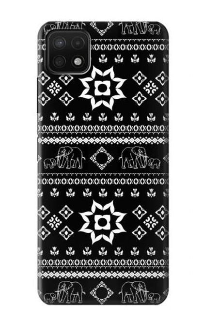 S3932 Patron de pantalon éléphant Etui Coque Housse pour Samsung Galaxy A22 5G