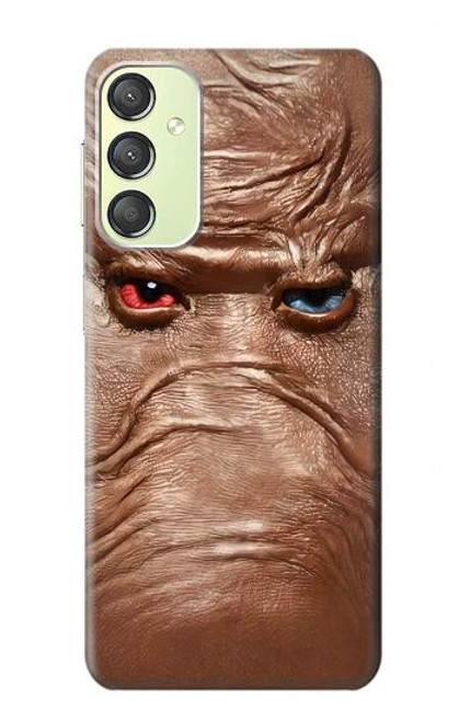 S3940 Peinture graphique Mad Face pour cuir Etui Coque Housse pour Samsung Galaxy A24 4G
