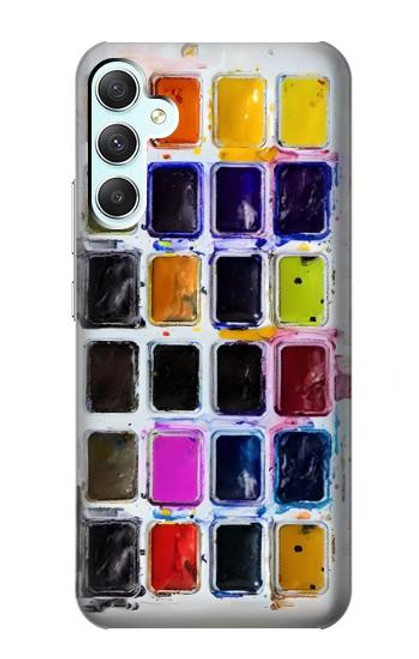 S3956 Graphique de boîte à palette aquarelle Etui Coque Housse pour Samsung Galaxy A34 5G