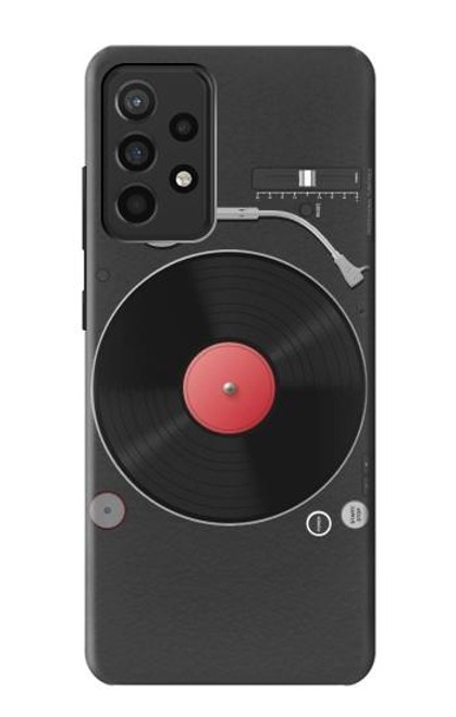 S3952 Graphique de tourne-disque vinyle tourne-disque Etui Coque Housse pour Samsung Galaxy A52, Galaxy A52 5G