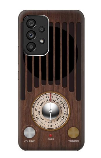 S3935 Graphique du tuner radio FM AM Etui Coque Housse pour Samsung Galaxy A53 5G