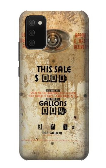 S3954 Pompe à essence vintage Etui Coque Housse pour Samsung Galaxy A02s, Galaxy M02s  (NOT FIT with Galaxy A02s Verizon SM-A025V)