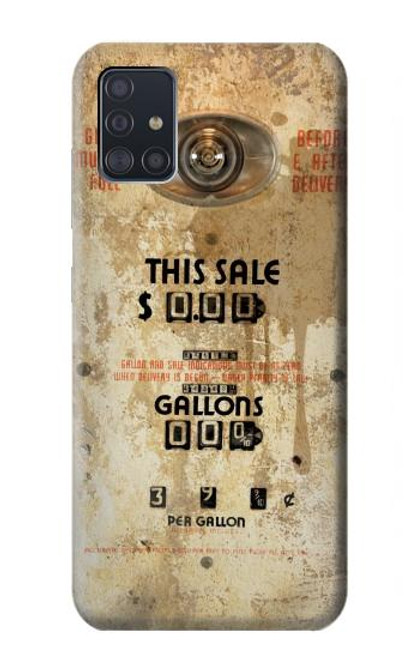 S3954 Pompe à essence vintage Etui Coque Housse pour Samsung Galaxy A51