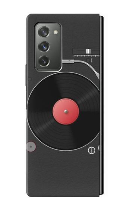 S3952 Graphique de tourne-disque vinyle tourne-disque Etui Coque Housse pour Samsung Galaxy Z Fold2 5G