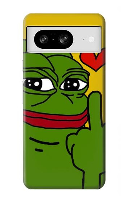 S3945 Pepe Love doigt du milieu Etui Coque Housse pour Google Pixel 8