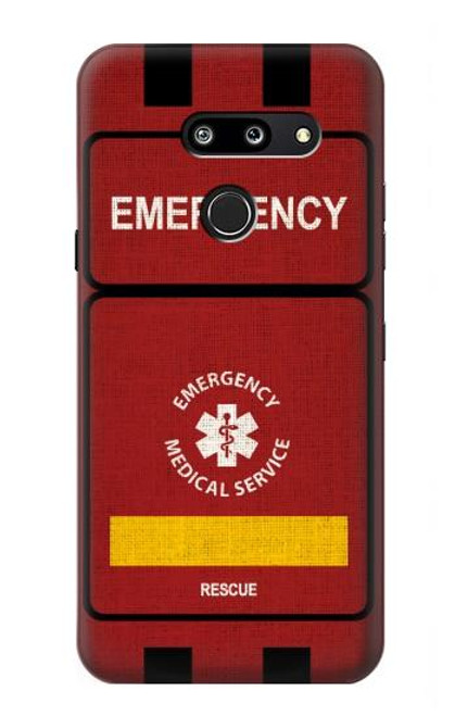 S3957 Service médical d'urgence Etui Coque Housse pour LG G8 ThinQ