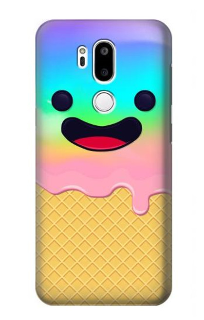 S3939 Sourire mignon de crème glacée Etui Coque Housse pour LG G7 ThinQ