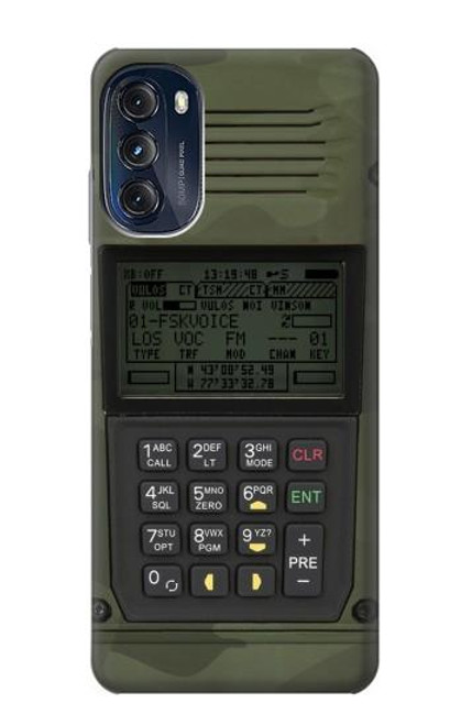 S3959 Impression graphique de la radio militaire Etui Coque Housse pour Motorola Moto G (2022)