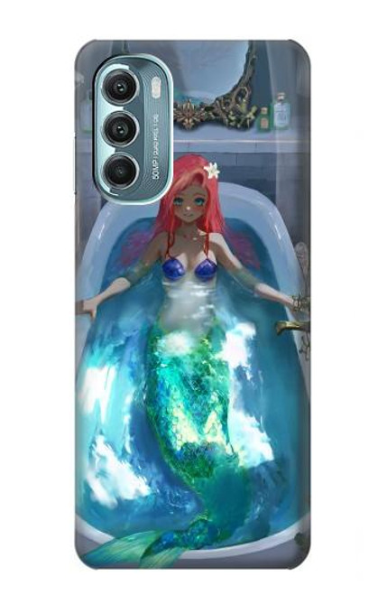 S3912 Jolie petite sirène Aqua Spa Etui Coque Housse pour Motorola Moto G Stylus 5G (2022)