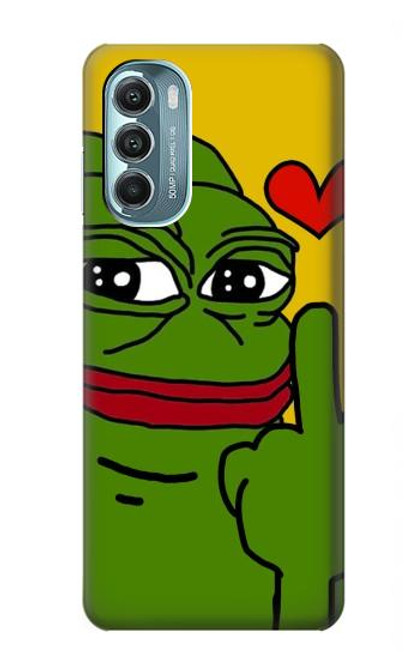 S3945 Pepe Love doigt du milieu Etui Coque Housse pour Motorola Moto G Stylus 5G (2022)