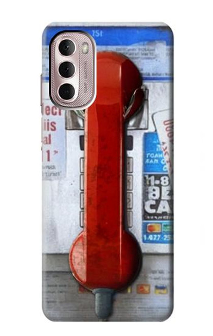 S3925 Collage Téléphone Public Vintage Etui Coque Housse pour Motorola Moto G Stylus 4G (2022)
