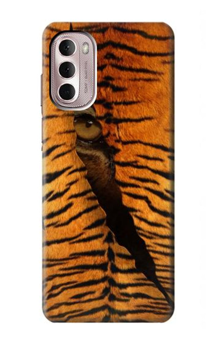 S3951 Marques de larme d'oeil de tigre Etui Coque Housse pour Motorola Moto G Stylus 4G (2022)